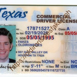 Texas Driver License(Old TX O21 CDL)