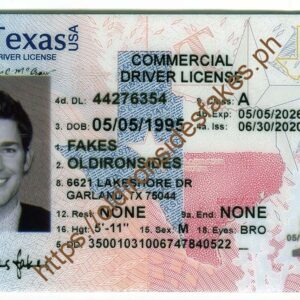 Texas Driver License(New TX O21 CDL 2020)