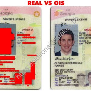 Georgia Driver License(Old GA U21)