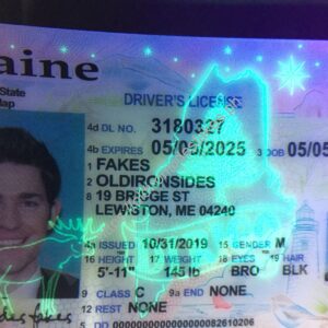 Maine Driver License (New ME)