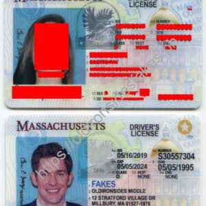 Massachusetts Driver License (New MA O21)