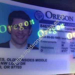 Oregon Driver License(Old OR)