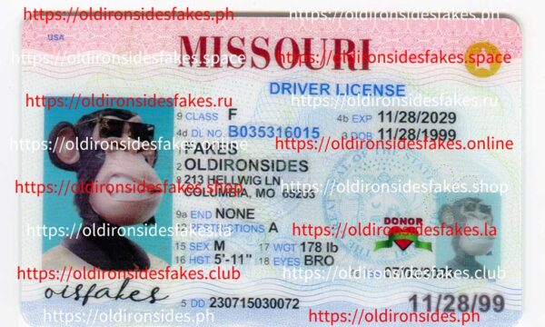 Missouri Driver License(New MO O21)