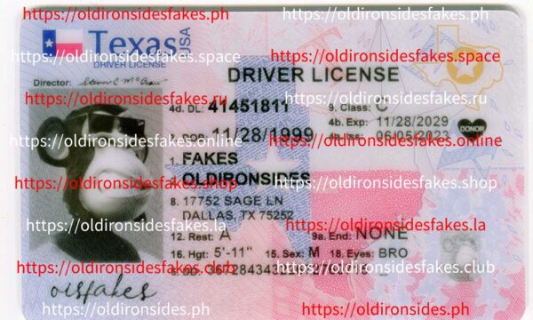 Texas Driver License(New TX 2022 PolyCard)