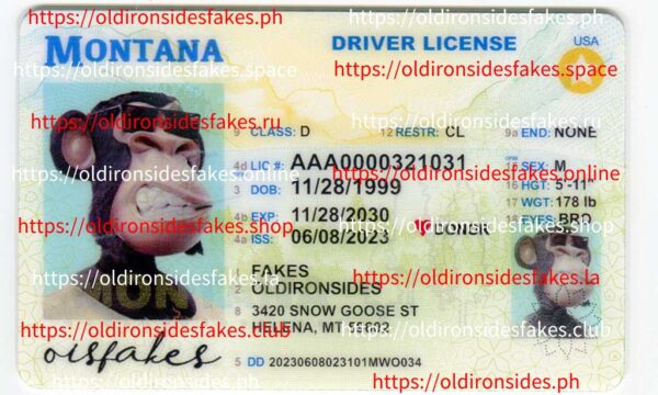 Montana Driver License(MT)