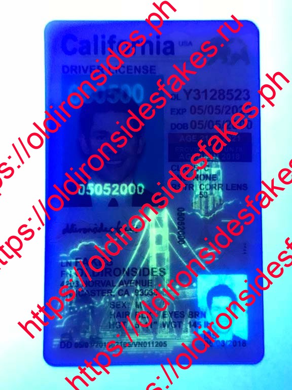 California Driver License(New CA U21) - Image 5